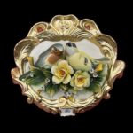 TAV03 Καδράκι πορσελάνης capodimonte 22εκ. - Image 3