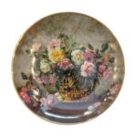 SM134 Σετ 2τμχ. πιάτα τοίχου 24εκ. Fantasy old Roses - Image 3