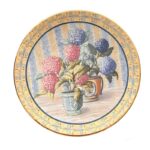 SM188 Σετ 4τμχ. Πιάτα τοίχου 19εκ. Floral Fantasy - Image 5