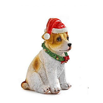 PB39 Χριστουγεννιάτικο διακοσμητικό σκυλάκι 25εκ.