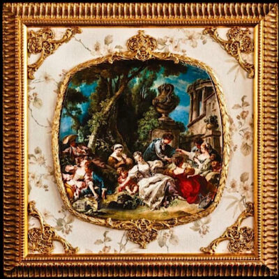 3158 Κάδρο πορσελάνης κλασικό (Διαθέσιμο κατόπιν παραγγελίας)