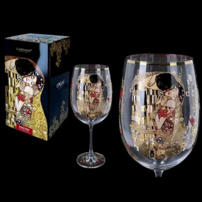 8413501 Ποτήρι κρασιού The kiss G. Klimt