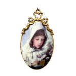 MG03 Κρεμαστό διακοσμητικό τοίχου πορσελάνης Limoges