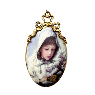 MG03 Κρεμαστό διακοσμητικό τοίχου πορσελάνης Limoges