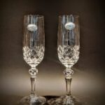 Σετ Κρυστάλλινα ποτήρια σαμπάνιας γάμου