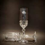 6557 Σετ Κρυστάλλινα ποτήρια σαμπάνιας γάμου - Image 2