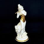 43872 Κυρία που παίζει φλογέρα με χρυσό και swarovski Sabadin