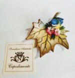 TN83 Πουλάκι σε φύλλο capodimonte - Image 2