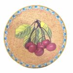 SM66 Σετ 3τμχ. Πιάτα τοίχου 19εκ. Φρούτα - Image 4