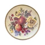 SM60 Σετ 4τμχ. Πιάτα τοίχου 19εκ. fruits and flowers - Image 2