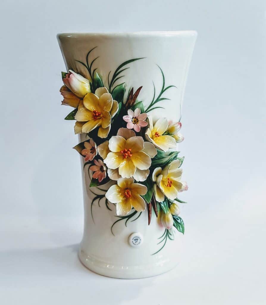 βάζο πορσελάνης capodimonte