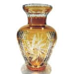 ML1910  Κρυστάλλινο βάζο μελί