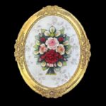 Οβάλ κάδρο πορσελάνης capodimonte