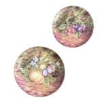 SM120 Σετ 2τμχ. πιάτα τοίχου Φρούτα