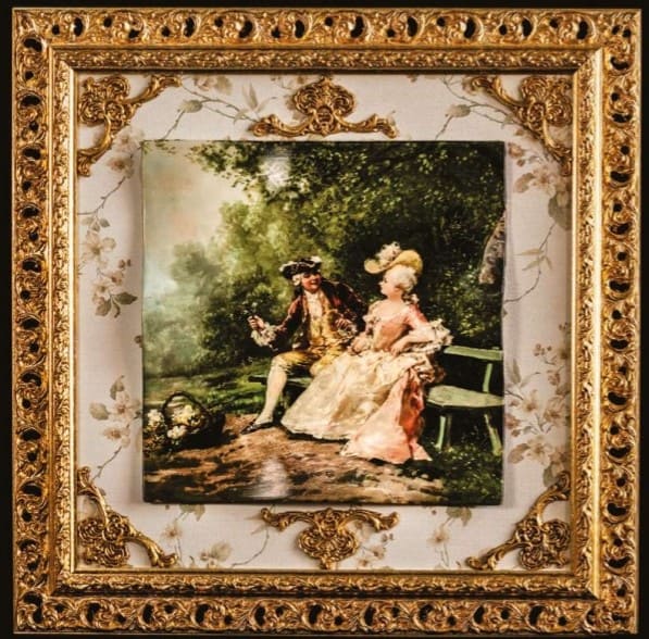 3161 Κάδρο πορσελάνης κλασικό (Διαθέσιμο κατόπιν παραγγελίας)