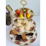 ΟLCΟRΟ0926 Εταζέρα τριόροφη πορσελάνης old country roses (Διαθέσιμο κατόπιν παραγγελίας) - Image 2