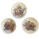 SM143 Σετ 3τμχ. πιάτα τοίχου 24εκ. Gallery fruit