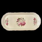 Δίσκος πορσελάνης ορθογώνιος ιβουάρ