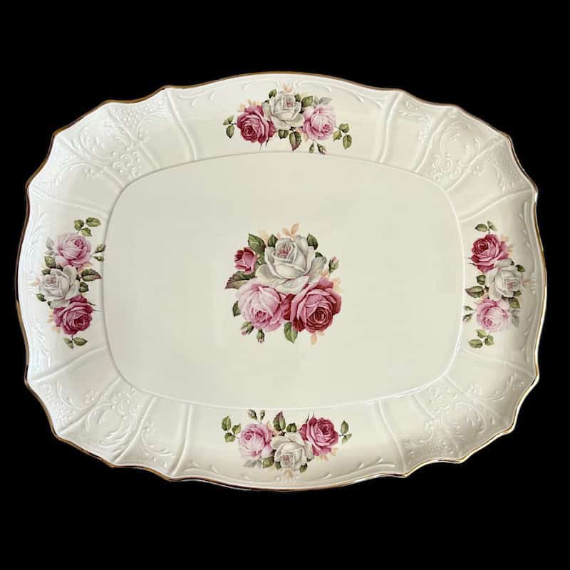 Δίσκος πορσελάνης ιβουάρ 40εκ.