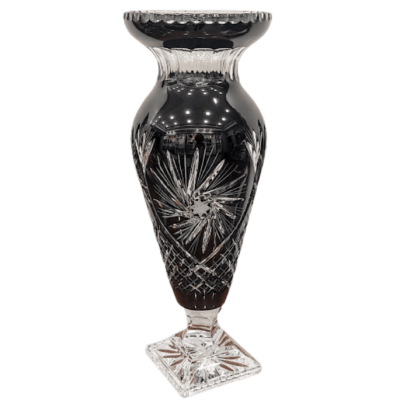 Κρυστάλλινο βάζο μαύρο