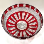 OB1550 Κρυστάλλινη φρουτιέρα κόκκινη - Image 2