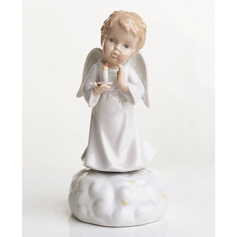 Αγγελάκι πορσελάνης 16εκ. με μουσική