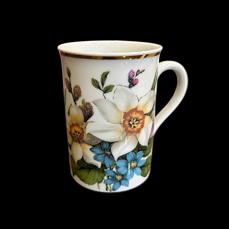 Κούπα πορσελάνης floral Κούπα πορσελάνης floral