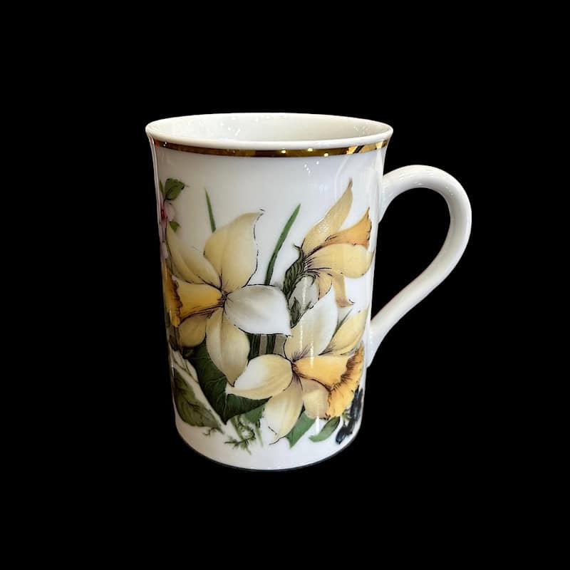 Κούπα πορσελάνης floral Κούπα πορσελάνης floral