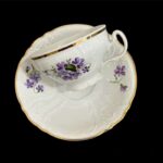 BR49 Φλιτζάνι τσαγιού πορσελάνης Violets - Image 3