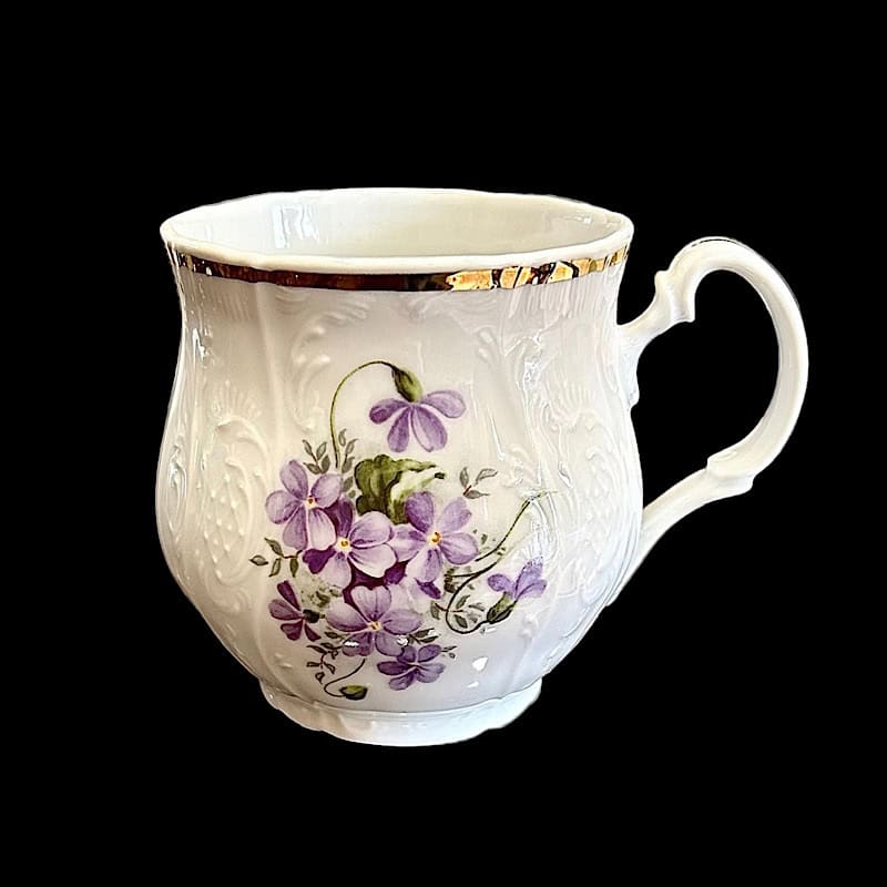 Κούπα πορσελάνης Violets Κούπα πορσελάνης Violets