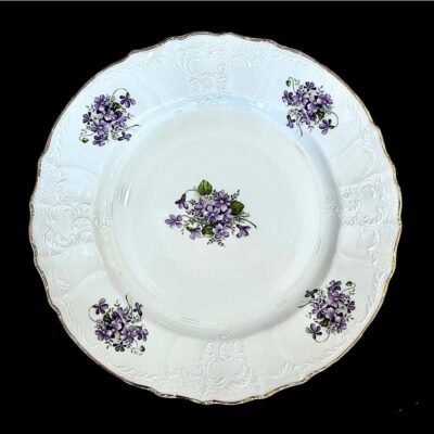Πιατέλα πορσελάνης 30εκ. Violets