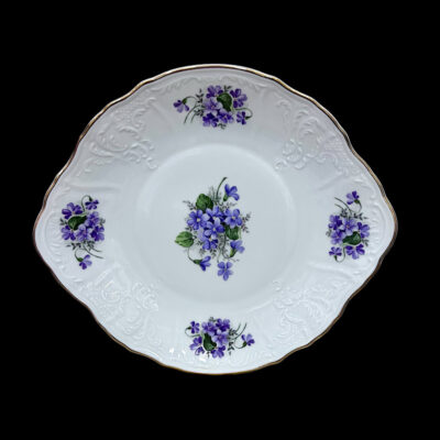 Πιατέλα πορσελάνης 27εκ. Violets