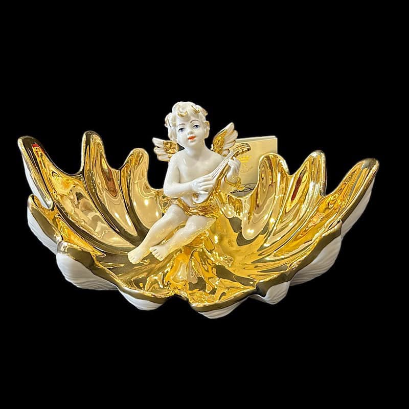 45212 Αγγελάκι σε κοχύλι με swarovski Sabadin (Διαθέσιμο κατόπιν παραγγελίας)