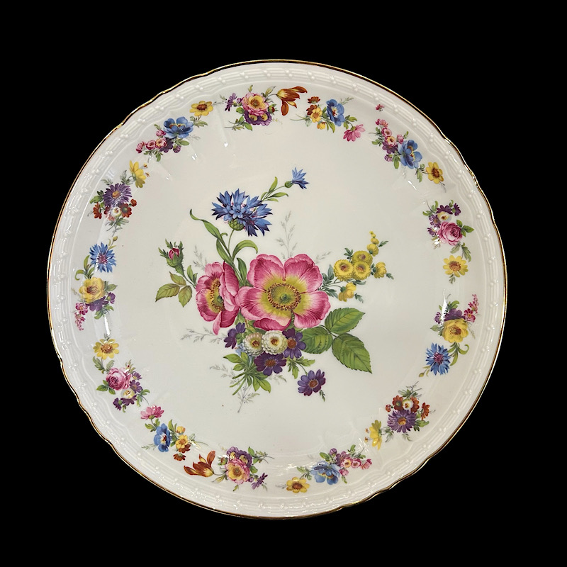 GL37 Πιατέλα πορσελάνης summer flowers 30εκ.