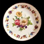 GL105 Σετ 2 τμχ. Πιάτα πορσελάνης summer flowers 30εκ. - Image 3