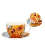 8308206 Φλυτζάνι τσαγιού πορσελάνης Sunflowers V.van Gogh - Image 2