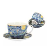 8308210 Φλυτζάνι τσαγιού πορσελάνης The starry night V.van Gogh - Image 2