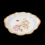 LH315 Κουπ πορσελάνης Limoges Rose Charmante 21εκ. - Image 2