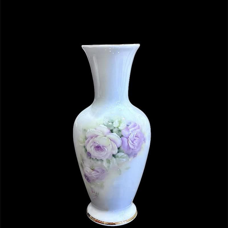 L92580 Βάζο πορσελάνης Limoges Rose Charmante 20εκ.