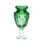 MC07 Κρυστάλλινο βάζο πράσινο 29εκ.