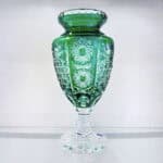 MC07 Κρυστάλλινο βάζο πράσινο 29εκ. - Image 3