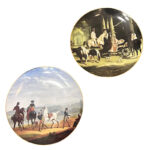 SM153 Σετ 2τμχ. Πιάτα τοίχου 25εκ. Τοπία