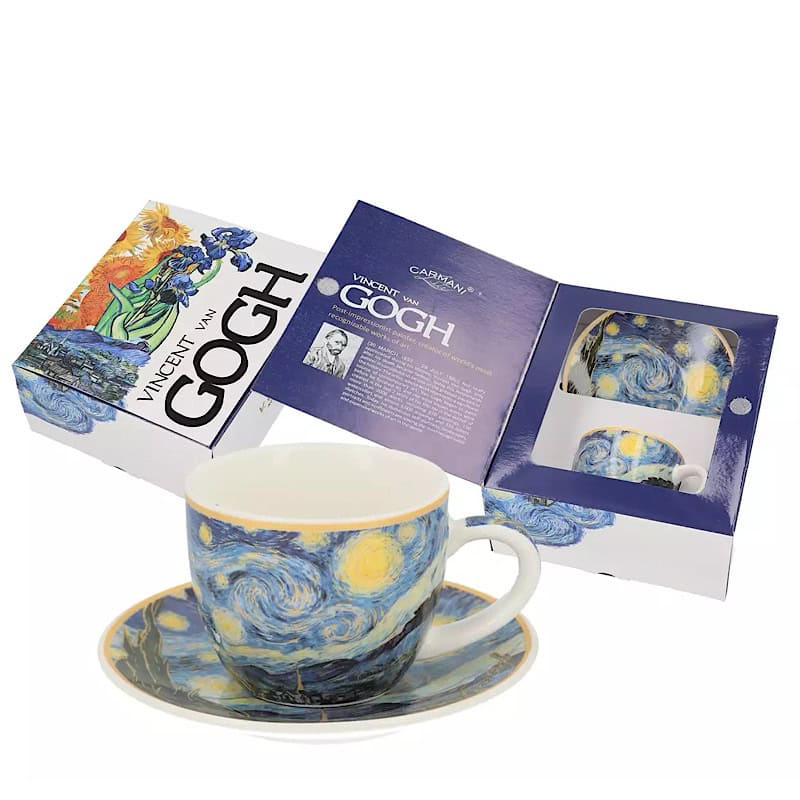 IMG_2024-11-06-142938 8308310 Φλυτζάνι πορσελάνης espresso Starry Night V. van Gogh - Image 1