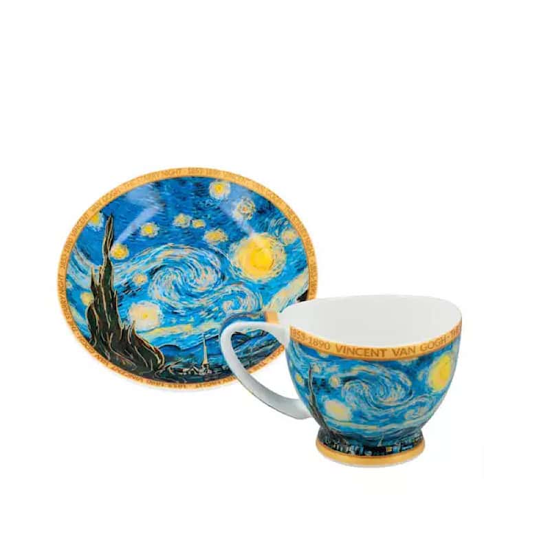 IMG_2024-11-06-155045 8301051 Φλυτζάνι πορσελάνης espresso Starry Night V. van Gogh - Image 1