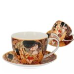 5328201 Φλυτζάνι τσαγιού πορσελάνης The kiss G. Klimt - Image 2