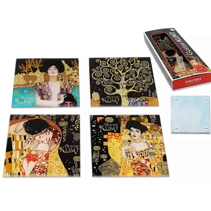 1950050 4 τμχ. Σουβέρ G.Klimt