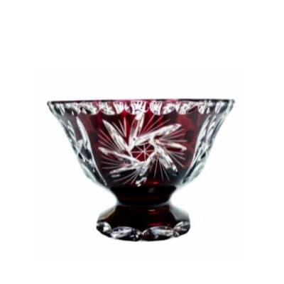 Κρυστάλλινο μπολάκι κόκκινο