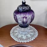 MC19 Κρυστάλλινο βάζο μωβ 37εκ. (Διαθέσιμο κατόπιν πααραγγελίας) - Image 3