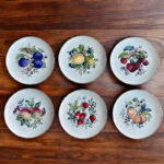 SM147 Σετ 6 τμχ. Πιάτα τοίχου 20εκ. Φρούτα