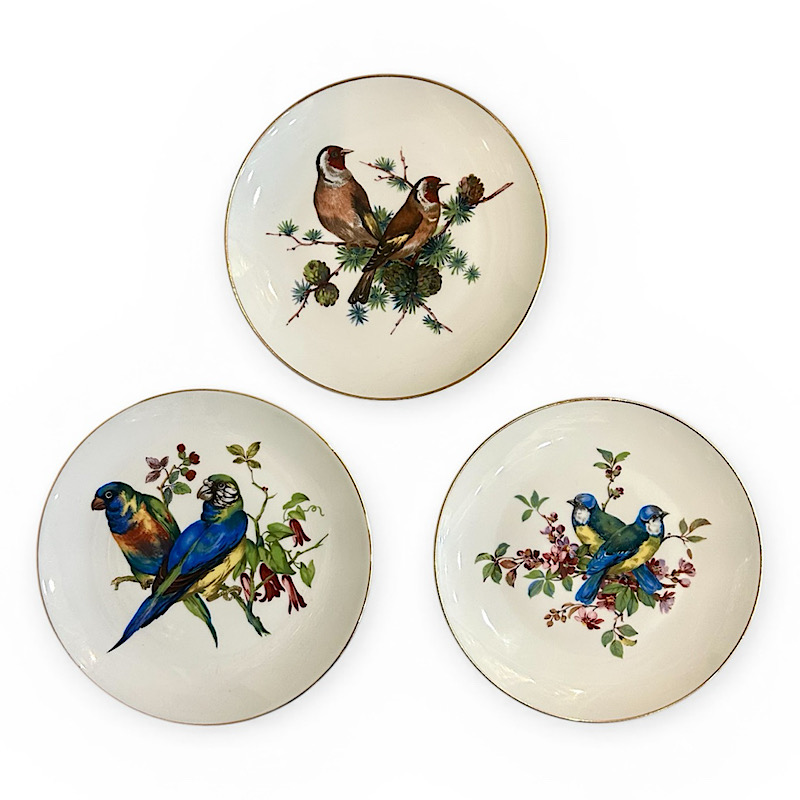 SM146 Σετ 3 τμχ. Πιάτα τοίχου 20εκ. Singing birds